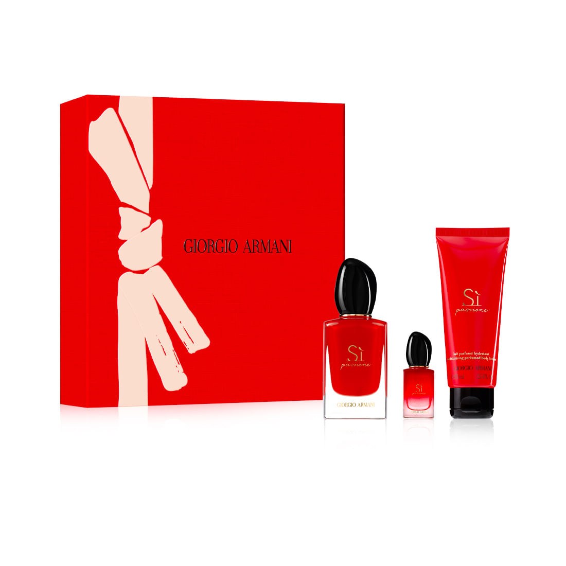 Armani si red gift outlet set