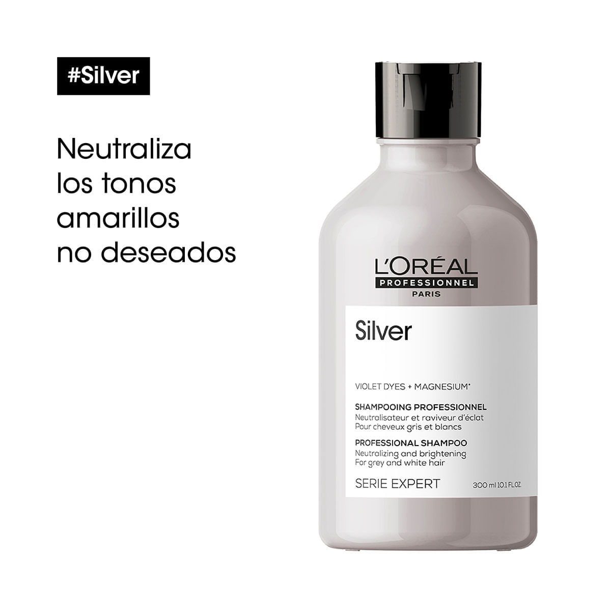 Shampoo Serie Expert Silver - Rouge Beauté Perfumerías
