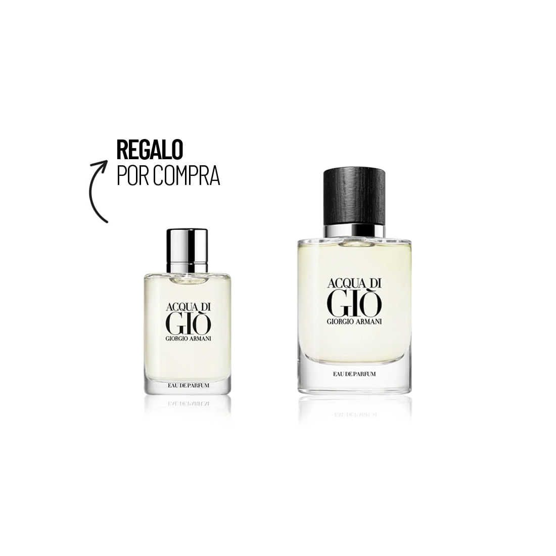 Acqua Di Gio Men EDP Refillable 40 ml + Mini Talla 5ml - Rouge Perfumerías:  Le Parfum, Le Couleur
