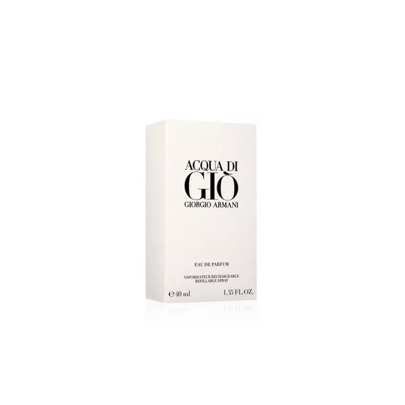 Acqua Di Gio Men EDP Refillable 40 ml + Mini Talla 5ml - Rouge Perfumerías:  Le Parfum, Le Couleur