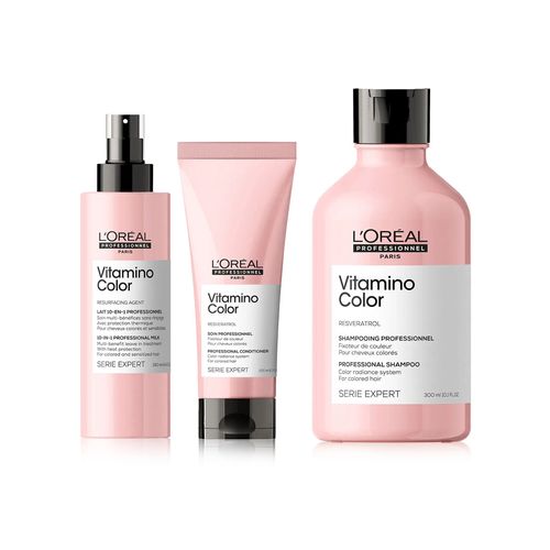 Serie Expert Vitamino Color Shampoo 300 ml + Conditioner + Spray