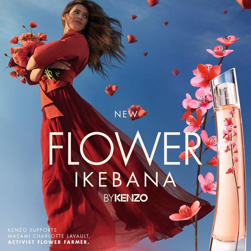 Kenzo flower rojo azul hotsell