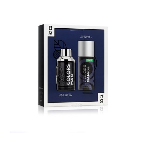 Colors Black Man EDT Set