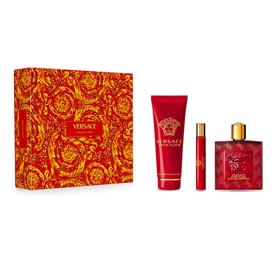 Eros Flame EDP 100 ml Shower Gel Mini Talla Set de Versace Beauty24