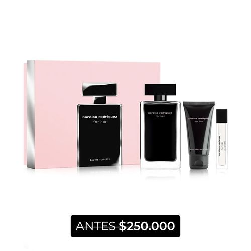 For Her EDT 100 ml + Travel Size + Body Lotion Set