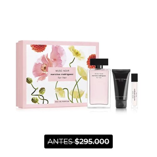 For Her Musc Noir EDP 100 ml + Travel Size + Body Lotion Set