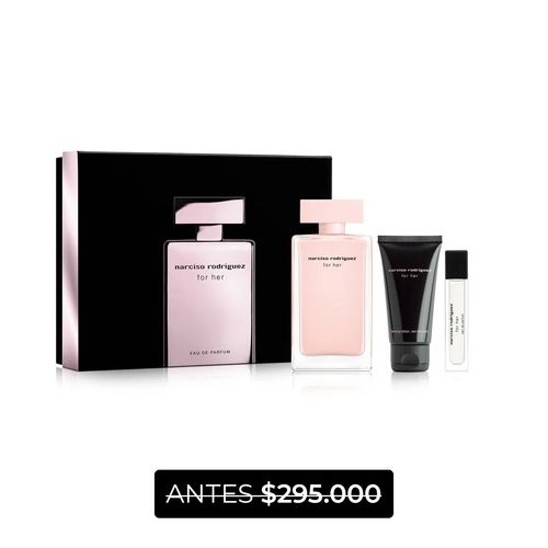 For Her EDP 100 ml + Travel Size + Body Lotion Set