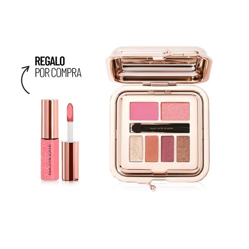 Il Portamonete Verde Acqua Palette + Pumpling Kiss Lipgloss