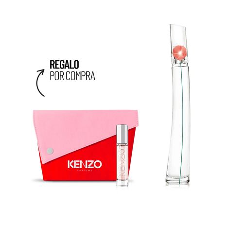 Flower By Kenzo EDT 100 ml + Pouch + Travel Size