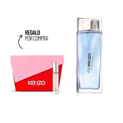 L'eau Pour Homme EDT 100 ml + Pouch + Travel Size