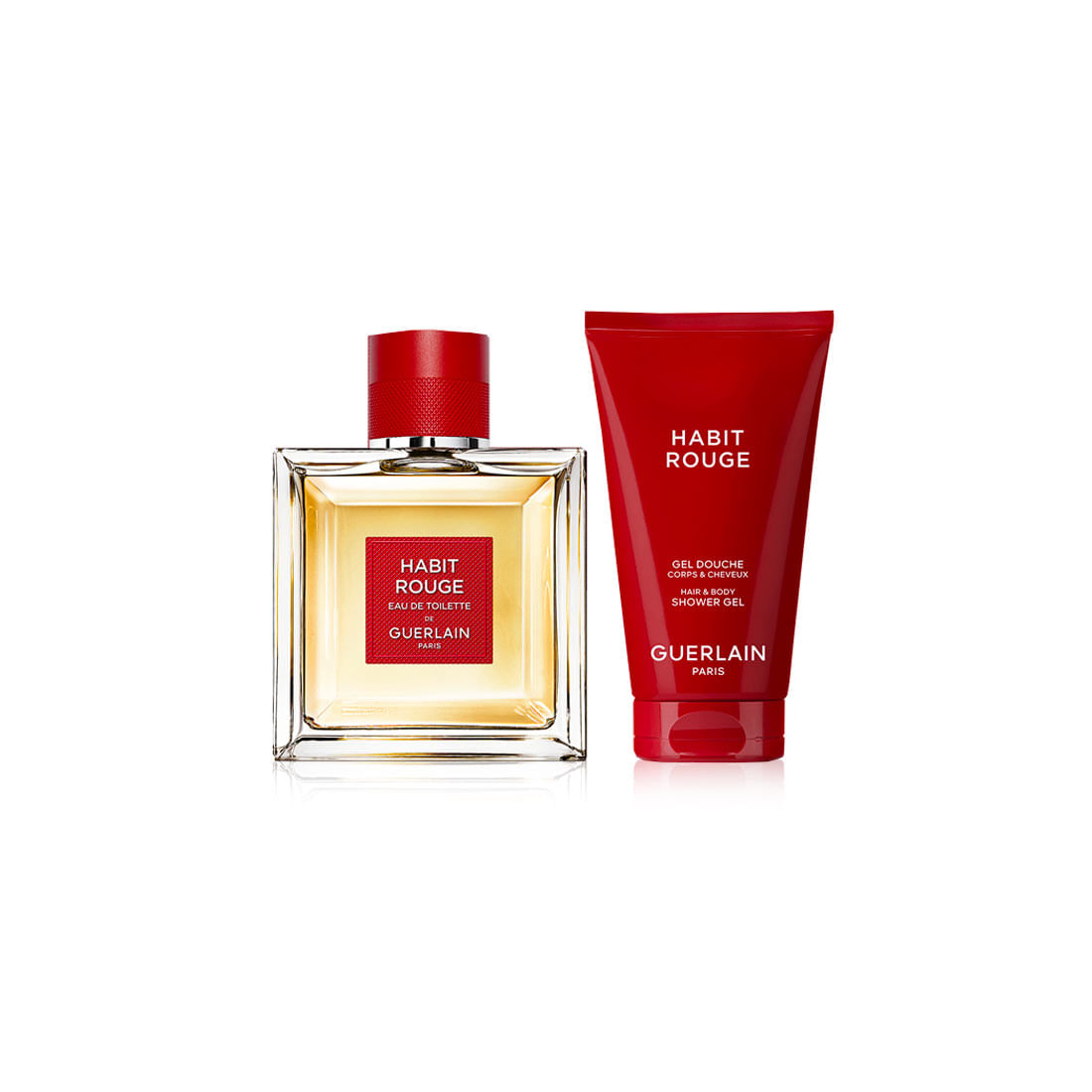 Habit Rouge EDT 100 Set de Guerlain - Rouge Beauté Perfumerías