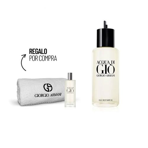 Acqua Di Gio EDP Refill 150 ml + Toallón + Mini Talla