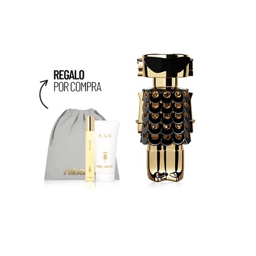 Fame Parfum 80 ml + Mini Talla + Crema + Estuche