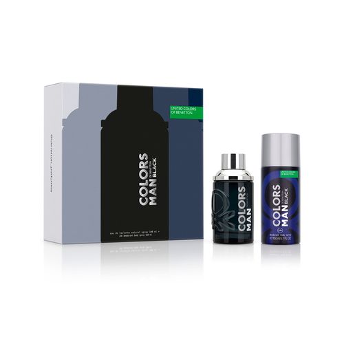 Colors Man Black EDT Set