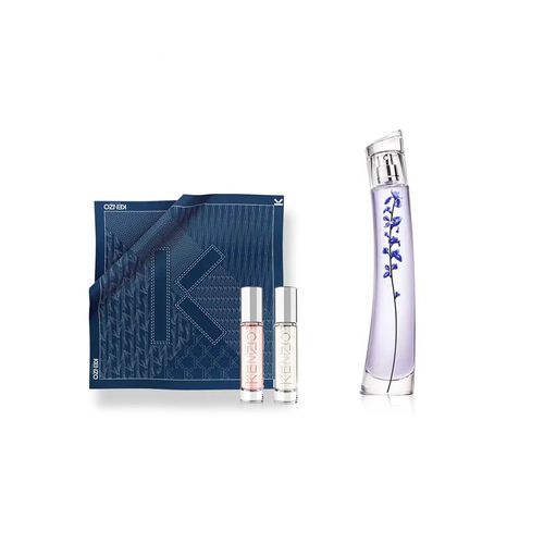 Flower By Kenzo Ikebana Indigo EDP 75 ml + Pañuelo + Mini Tallas