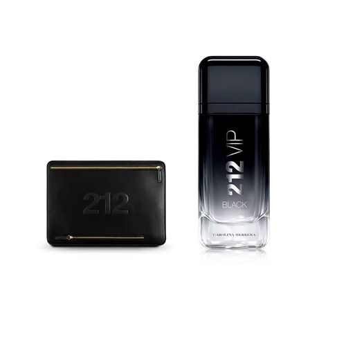 212 Vip Men Black EDP 100 ml + Pouch Black