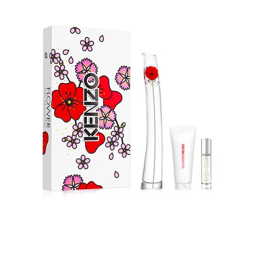 Flower By Kenzo EDP 100 ml + Body Lotion + Travel Spray Set