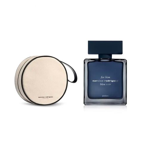 For Him Bleu Noir Parfum 100 ml + Round Pouch