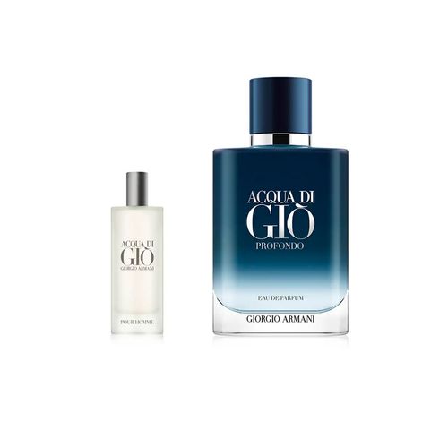 Acqua Di Gio Profondo EDP 100 ml + Acqua Di Gio Homme EDT 15 ml
