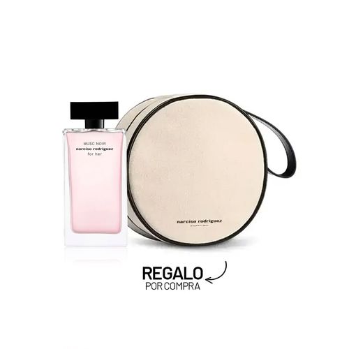 For Her Musc Noir EDP + Round Pouch