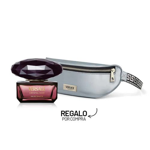 Crystal Noir EDT 50 ml + Riñonera Plateada