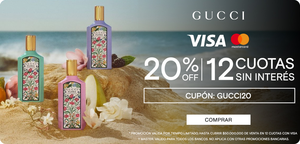 Perfumerías Rouge | Gucci | 20% off  | 12 cuotas sin interés