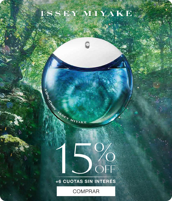 Issey MIyake 15%OFF + 6 cuotas sin interés