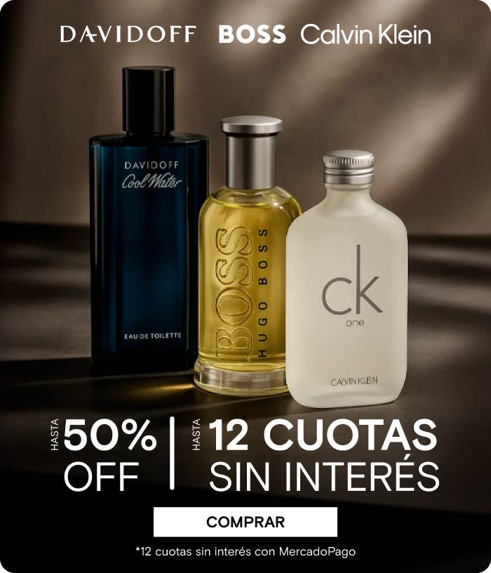 CK HUGO DAVIDOFF HASTA 50% | HASTA 12 CUOTAS SIN INTERÉS. Legal: 12 cuotas sin interés con MercadoPago