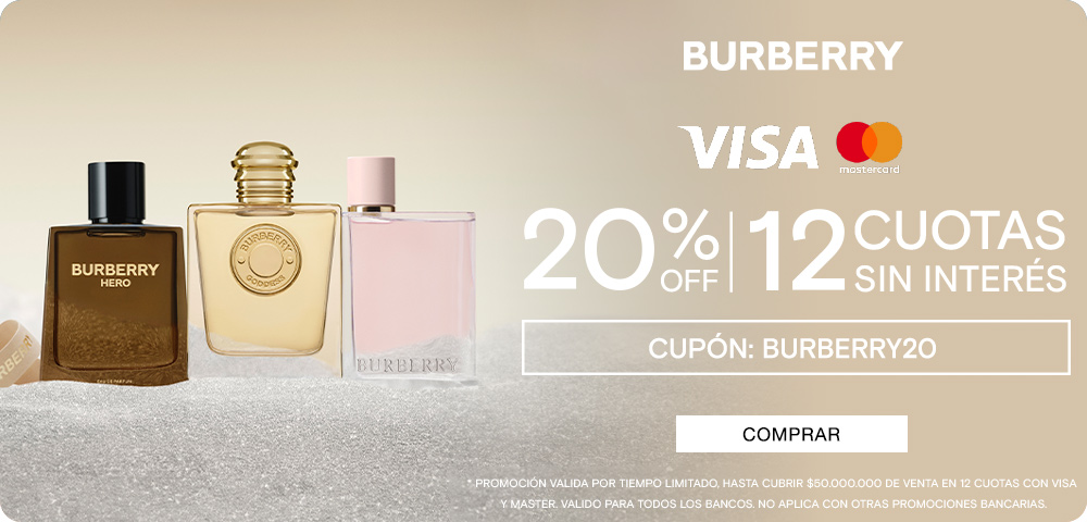 Perfumerías Rouge | Burberry | 20%OFF | 12 cuotas sin interés