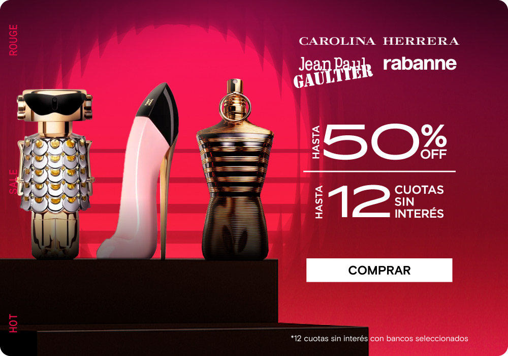 CAROLINA HERRERA RABANNE JPG  + HASTA 50 | HASTA 12 CUOTAS SIN INTERÉS. Legal: 12 cuotas sin interés con bancos seleccionados