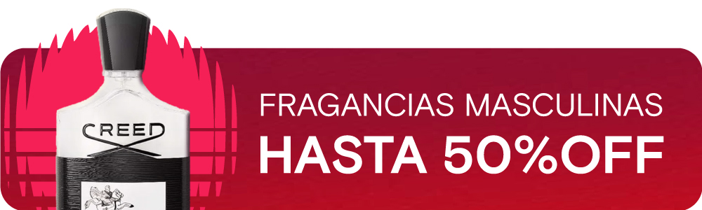 Fragancias Masculinas hasta 50%off