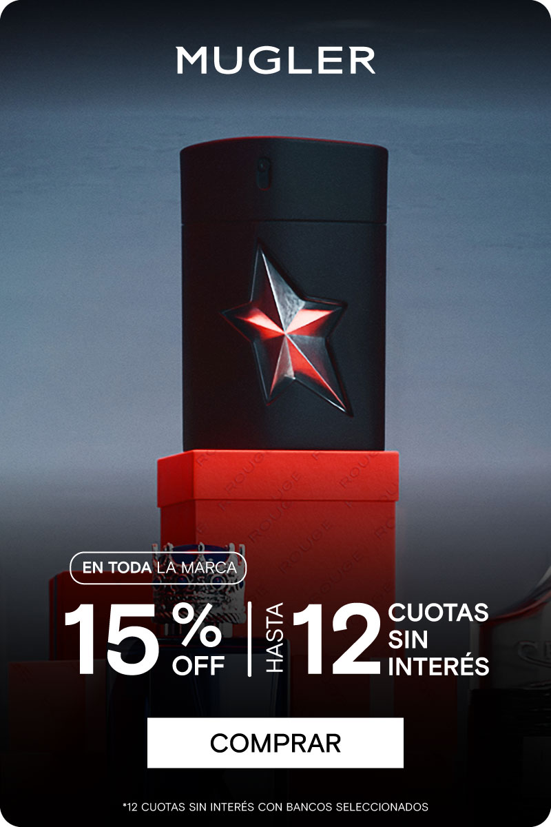 Perfumerías Rouge | MUGLER | HASTA 12 CUOTAS SIN INTERÉS. Legal: 12 cuotas sin interés con bancos seleccionados 