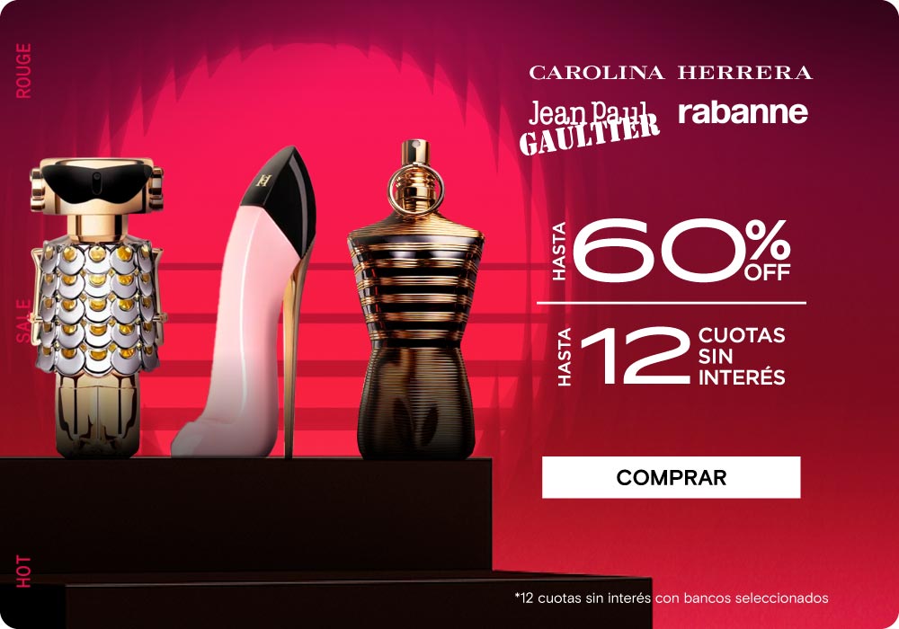 CAROLINA HERRERA RABANNE JPG  + HASTA 60 | HASTA 12 CUOTAS SIN INTERÉS. Legal: 12 cuotas sin interés con bancos seleccionados