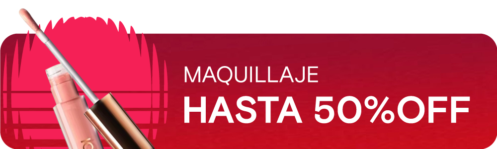 Maquillaje hasta 50%off