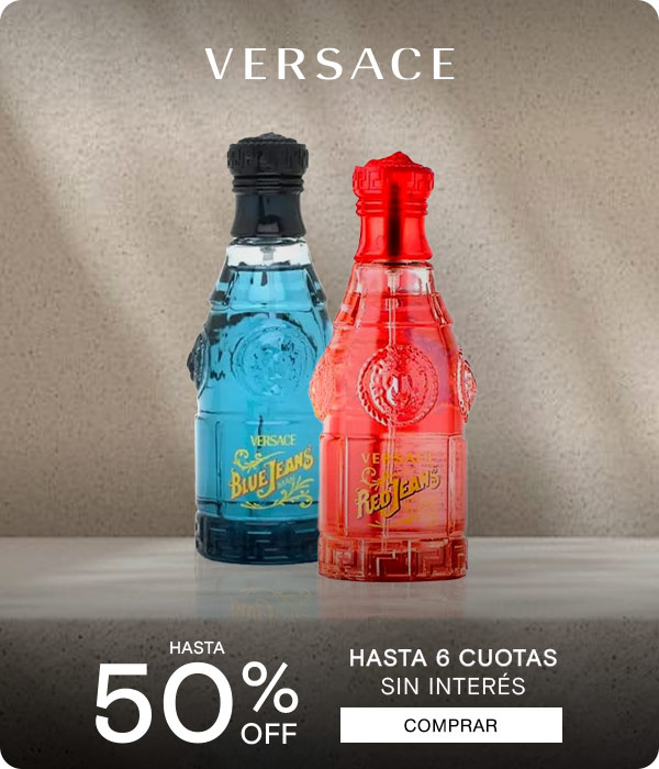 Perfumerías Rouge | VERSACE hasta 50% + 6 cuotas sin interés