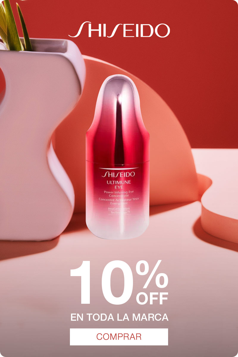 Shiseido 10%OFF en toda la marca