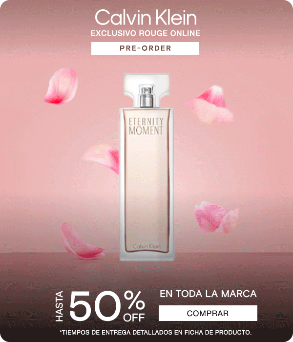 Perfumerías Rouge  | Calvin Klein | hasta 50% off + 6 csi 