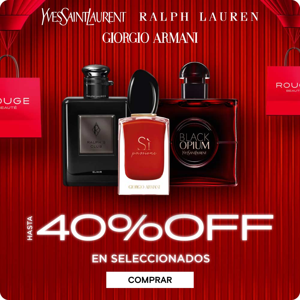Perfumerías Rouge |  Beauty Trend | YSL RALPH LAUREN Y ARMANI HASTA 40% EN SELECCIOANDOS