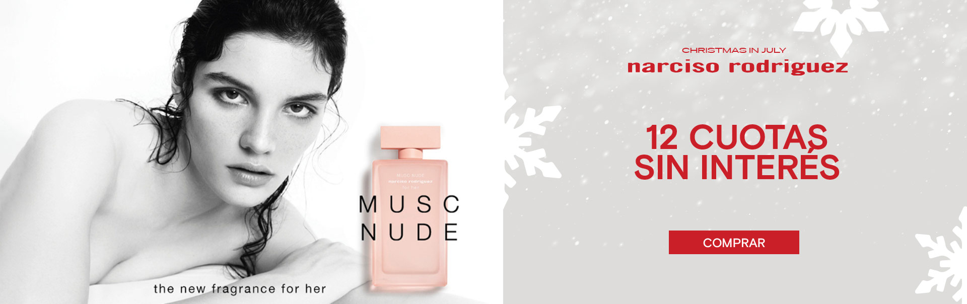 Perfumerías Rouge | Christmas in July | Narciso Rodriguez