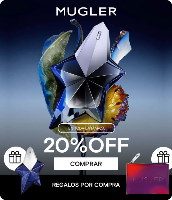 MUGLER + REGALOS POR COMPRA  20% FULL MARCA