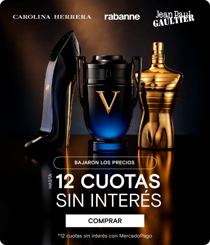 RABANNE, CAROLINA HERRERA, JEAN PAUL GAULTIER | BAJARON LOS PRECIOS |  HASTA 12 CUOTAS SIN INTERÉS. Legal: 12 cuotas sin interés con MercadoPago